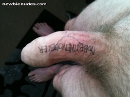Ok Ok so I wrote on my cock for no reason,, as I didn't read the manual on ...