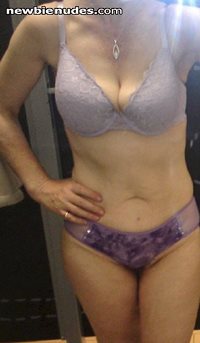 Trying on more panties in TESCO's (it's ok - I bought them!)