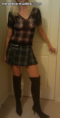 MILF Wife dressed to go out lastnite...