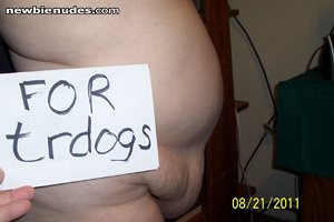 for trdogs...if you like or have a request, pm Leigh and let her know