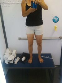 new shorts self pic