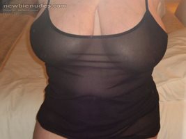 Sheer PLUS cleavage (I thought it was quite a feat!)