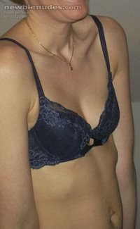 Wife in bra. Any couples who want to trade some or maybee see us?