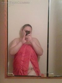 Hmm think i need a bigger towel