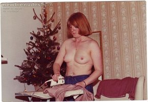 Ironing can be fun at Christmas