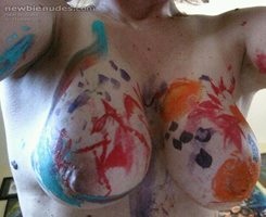 Who wants their cock painted!? ;-)