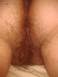 How do you like my wife's hairy pussy? Is it hot?