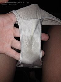 soaked through her panties!