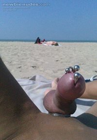 4 hours with hard cock on the beach
