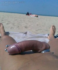 4 hours with hard cock on the beach