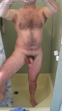 I really need someone to come and give me a good soaping, my cock's looking...