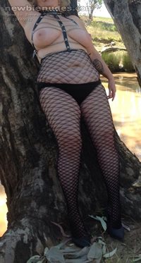 Fishnets while camping