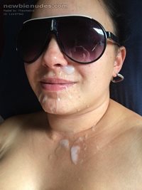 #6 cum spray on her face. Keep watching for more. Have video too.