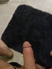 Hubbys cock for all you cock lovers, taken this morning right before I suck...