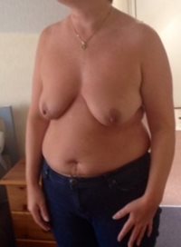 Wife showing her 36c tits off