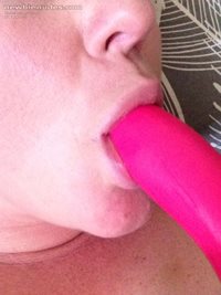 My vibrator was covered in cum so I sucked it clean!!