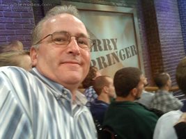 Me at a Jerry Springer taping! Cross that off the Bucket List!