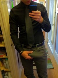 for the ladies who wanted a suit pic lol (sorry im missing the jacket)