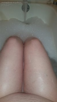 My bubble bath was lonely