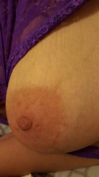 Wife's big fat tits