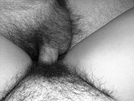 My hairy pussy filled with cock. Seconds anyone?
